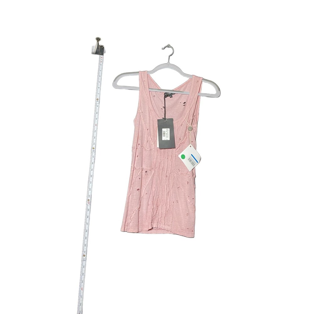 Richmond Denim Women's Pink Sleeveless Denim Mini Shift Dress Size 42 NWT